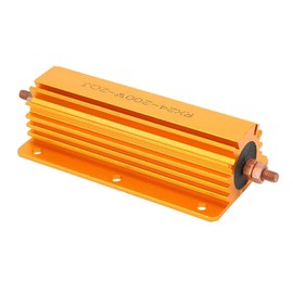 Yctze High Performance 200W 2R Professional Resistor, 2 Ohm Power Resistor, Industrial Supply, Aluminium Housing, Suitable for Electrical Projects
