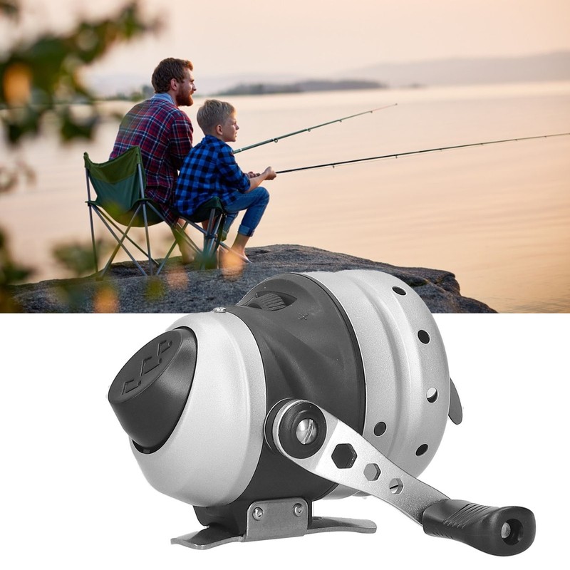 SY30 Shot Fishing Reel Metal Builtin Line Closed Coil Wheel