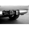 eVerHitch 2 Inch USA Black and Chrome Flag Hitch Cover
