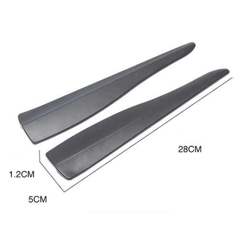 iSpchen Bumper Protector Car Front Bumper Spoiler Lip Anti-Collision Rubber