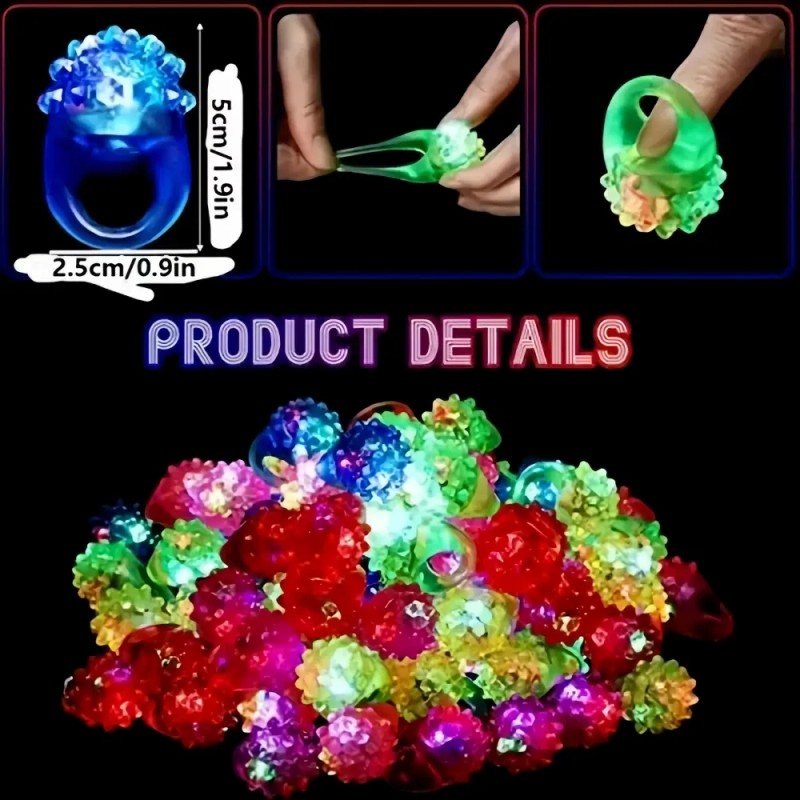 Juguetes Luminosos Neon Fiesta Led Luces Batucada Cotillones
