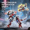 2 in 1 Dinosaur Building Blocks Set 422 PCS Transforming