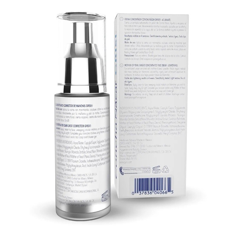 Grisi Concha Nácar Concentrado Crema Piel Mixta 30ml