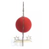 NSDK CHRISTMAS TREE WOODEN ORNAMENT DISPLAY STAND HOLDER 12.5 IN
