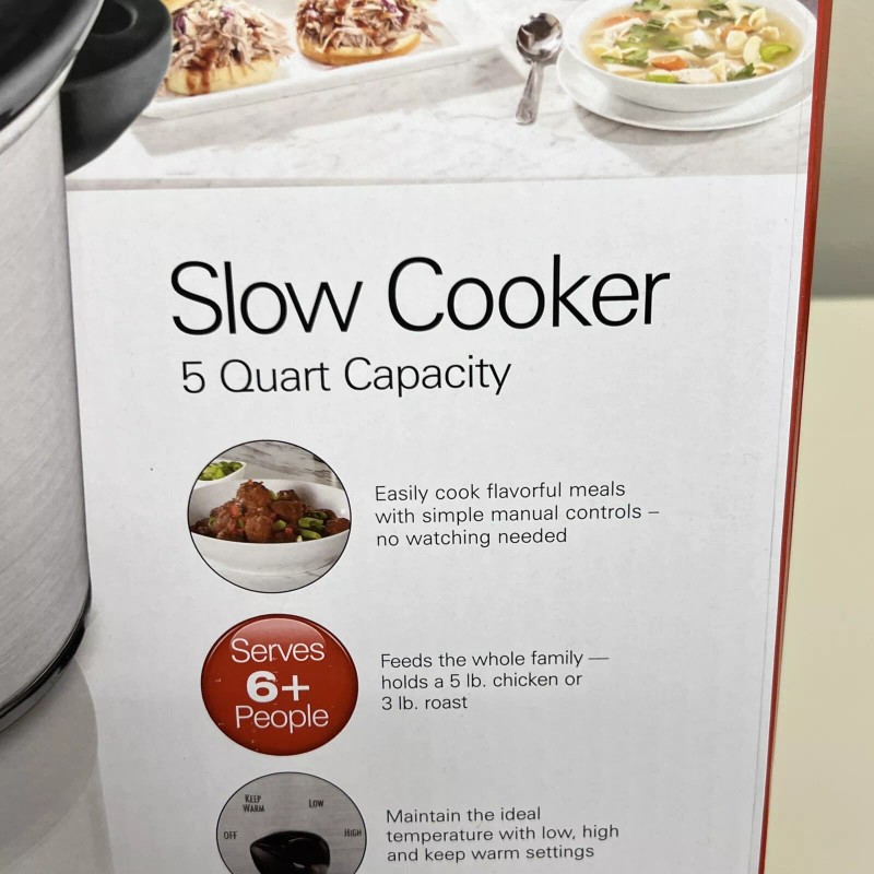 Hamilton Beach 33156rg 5 Quart Slow Cooker