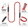 Bungee Dock Line 4' Boat Tow Rope Stretchable 4' to