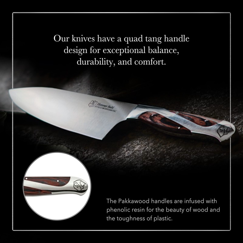 Hammer Stahl 6-Inch High Carbon Chef Knife | Versatile Cooking