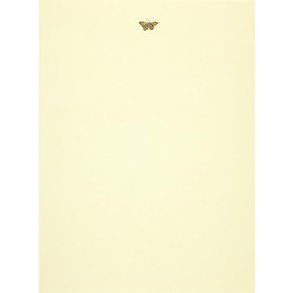 Gold Butterfly (Stationery) (Letter-Perfect Stationery Series)