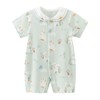 gurcooc Baby Boys Girls Romper Newborn Short Sleeve Bodysuit Cartoon