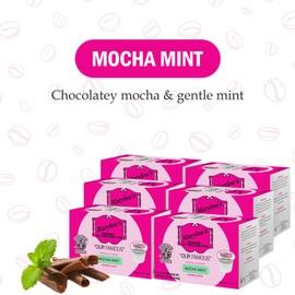 Marylou’s Coffee – Mocha Mint Flavored Gourmet Coffee – Single Serve Coffee Pods, Compatible with Keurig Brewers – 72 Pods