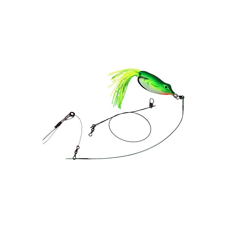 GadgetcKing 25pc Wire Trace Fishing Pike Sea Lure Swivel Link