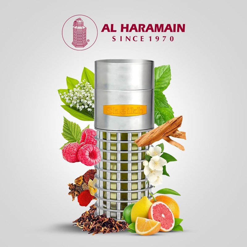 Al Haramain Sheikh Eau de Parfum Spray for Unisex, 2.88