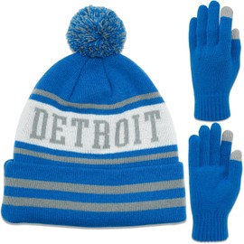 Beanie Gloves Set for Men Gifts Women Winter Hat Lion-Beanie Knit Cap Apparel