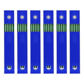 PATIKIL 2.8mm Carpenter Pencil Refills, 6Set/36Pcs Solid Mechanical Construction Pencil for Carpenter Marker Marking Tools, Woodworking, Green