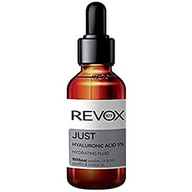 REVOX B77 - Just Hyaluronic Acid 5, 30 ml, Sérum Ácido Hialurónico, Fluido Hidratante para Rostro y Cuello, Hidrata, Tersa y Suaviza la Piel, Combate 
