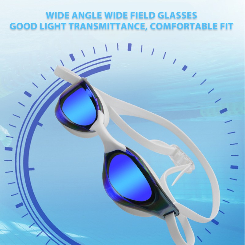 Adult Swimming Goggles No Leaking UV Protection Swim Racing Glasses