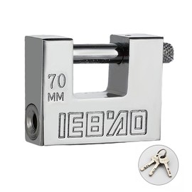 Heavy Duty Lock for Shipping Container, Secure Outdoor Lock Perfect for Fences, Gates, Sheds, Toolboxes, and More,Resist Cutting Padlock with 3 Key (70mm)