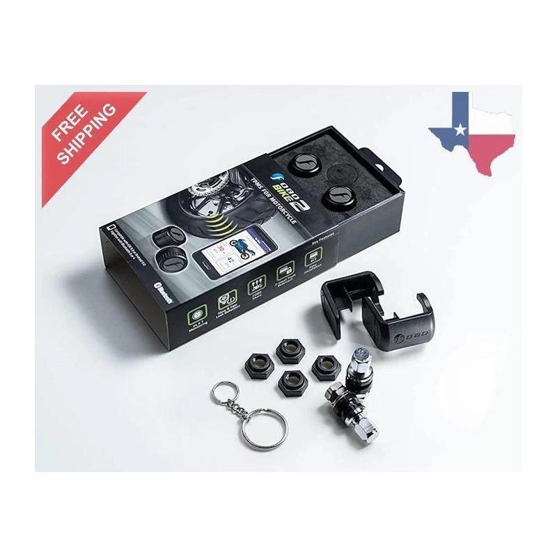 FOBO Bike 2 Tire Pressure Monitoring System (TPMS) - Silver/Black