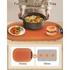 Food Warming Mat, Roll Up Electric Warming Tray with 7