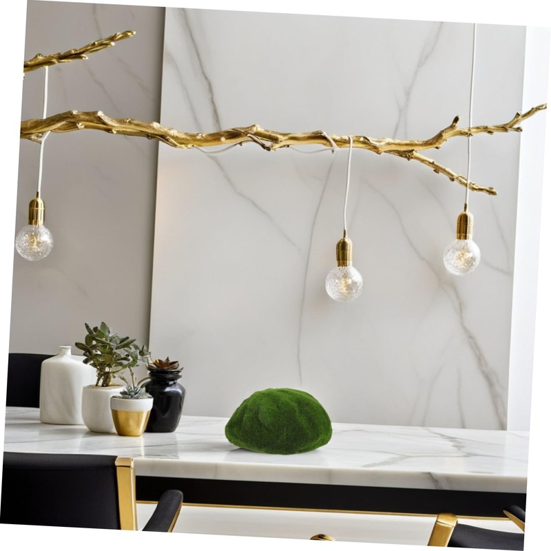 BESPORTBLE Moss Centerpiece Artificial Balls for Garden Cylindrical Decorative Balls