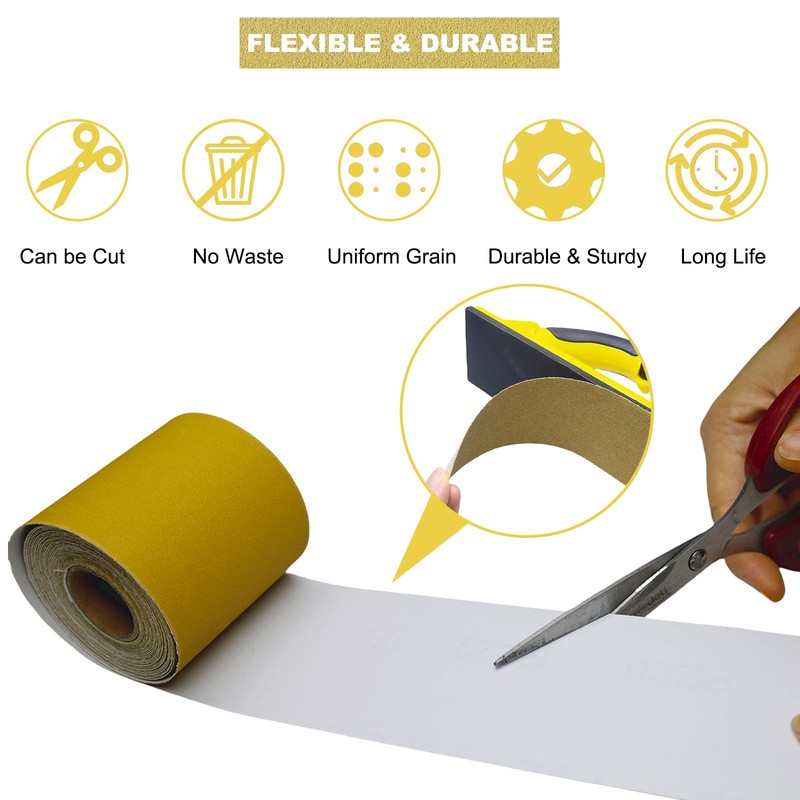 Total 20 Yards Long Continuous Roll Kit - Grit PSA