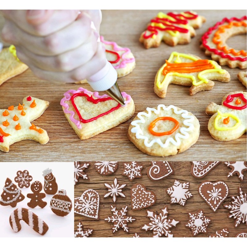 ilauke 100 Pack Cake Decorating Supplies 18 inch Piping Bags