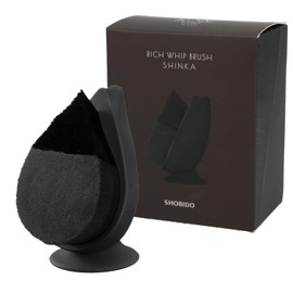 Shobido Rich Whip Brush, Shobido Shinka Dense Facial Cleansing Brush, Black, Antibacterial Bristles, Men's, Women's, Pores, Nostral Brush