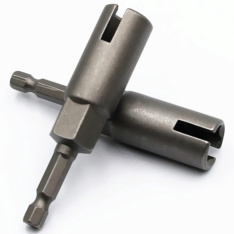 2PCS Deep Power Wing Nut Driver, 1/4" Hex Shank Slot