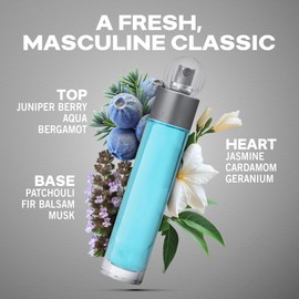 Perry Ellis 360° Eau De Toilette Spray for Men - Mens Cologne, Long Lasting Perfume, EDT, Fragrance with Notes of Bergamot, Juniper & Musk - 6.8 fl oz (200 mL)