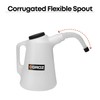 Groz 8-Liter High Density Graduated Measuring Container | Flexible Spout