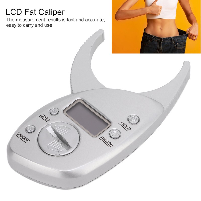 LCD Fat Caliper Digital Body Skin Fat Caliper High Accuracy