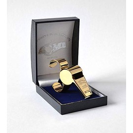 ACME Thunderer Whistle with Finger Grip Large 477/58.5 Gold Plated