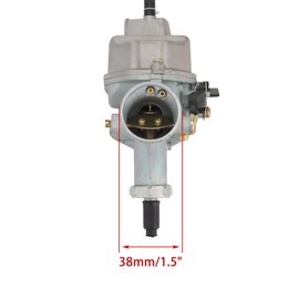 WOOSTAR 26mm Carburetor PZ26 with Air Filter Fuel Filter Hose Line Intake Manifold Gaskets Replacement for 4 Stroke 110cc 125cc XR100 CB125 TaoTao DB17 125 Dirt Bike ATV 4 Wheeler Quad