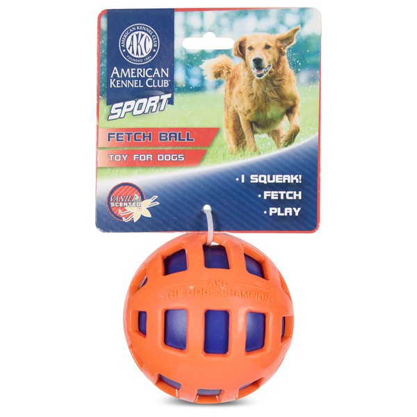 AMERICAN KENNEL CLUB AKC Sport TPR Squeeze Balls for Dogs