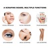 Portable Gua Sha Board Blue Jade Stone Facial Gua Sha