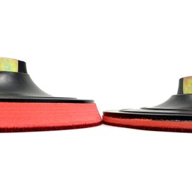 EMPORA Sanding Disc Support Plate for Angle Grinder - 115 mm - 125 mm - 180 mm - M14 - Support Pad for Drill/Angle Grinder (with Velcro Hard, 115 mm)