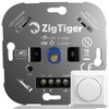 Zigtiger LED Dimmer Switch, Flush-Mounted Dimmer Switch, Rotary Dimmer Suitable
