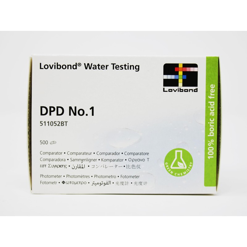 Lovibond DPD No 1 Free Chlorine Tablets – 500 Pack