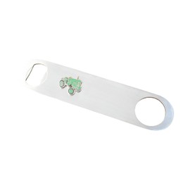 Green Tractor Enamel Bar Bottle Opener Tool Waiter Gift Free Engraving 161