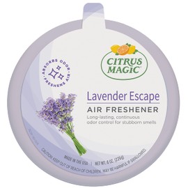 Citrus Magic Odor Absorbing Solid Air Freshener, Lavender Escape, 8-Ounce, Pack of 6