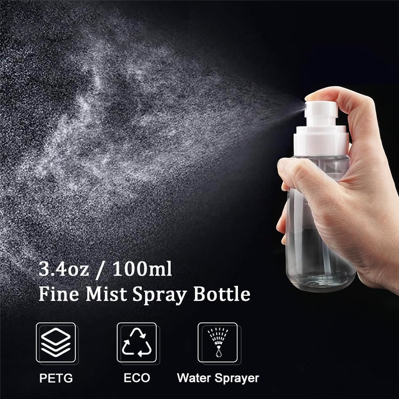 Cosywell Fine Mist Spray Bottle TSA Approved 3.4oz 100ml 3