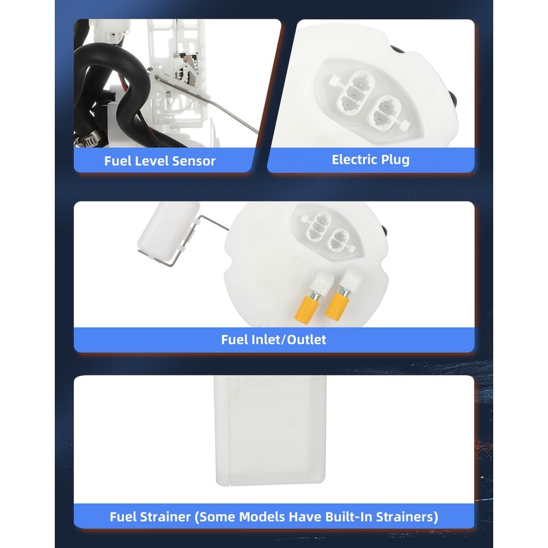 ECCPP Fuel Pump Replacement 2506017042, E9558M, 69560, 69613 Compatible with