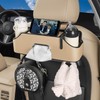 HOLDCY Car Back Seat Organizer with 2 Drink Cup Holder