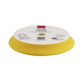 RUPES Orbital Foam Polishing pad for Car Sanding, Polishing & Waxing, Dual Action Polisher Pad, Car Cleaning Supplies for Compounding(Yellow, 130/150mm, Single Pad, Fine)