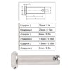 50Pcs Round Clevis Pins Flat Head 304 Stainless Steel Locating