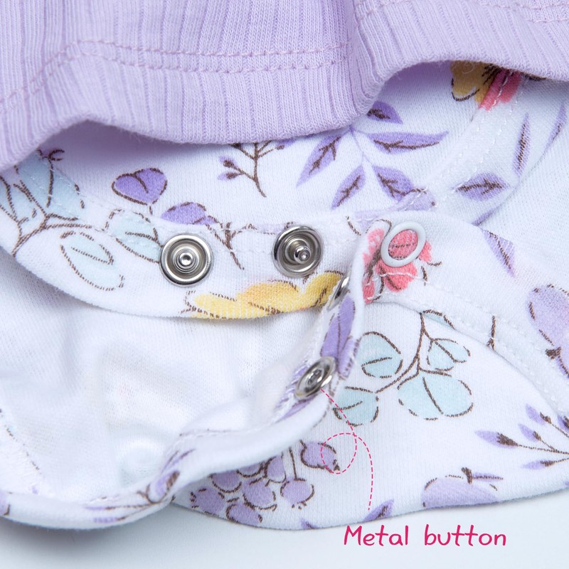 Baby Doll Clothes Floral Dress + Bow Headband Girl Doll