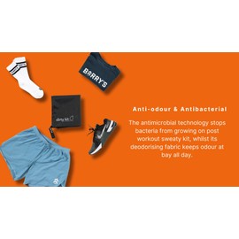 Dirtykit Antibacterial Bag - Reduces Spread of Odours + Kills 99% of Bacteria - Perfect for Gym Bag/Trainers/Shoes - With Secure Zip Closure - As Seen in GQ and Vogue