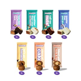 treatfuls "all-in" Probierpaket 14 Riegel & Bälle | Datteln und Nüsse | bio & vegan | 100% natürliche Zutaten | glutenfrei | vegane Süßigkeiten