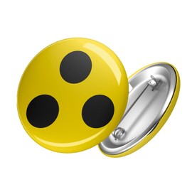 Hellweg Druckerei Button Badge Blind Badge Blind Badge Notice Visually Impaired Pin x 1, Metal