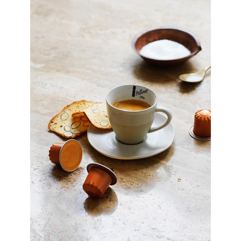Vittoria Latte 100% Arabica Nespresso Compatible Aluminium Coffee Capsules. Best